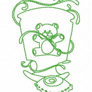 Baby Time Outlines Machine Embroidery Designs