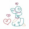 Colorline Valentine Sunbonnets 10 Embroidery Designs - Image 3