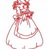 Thanksgiving Sunbonnets 10 Machine Embroidery Designs on CD multi-format - Image 2