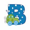 Baby Boy Alphabet Font 30 Machine Embroidery Designs - Image 4