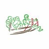 Outline Winter Sports 10 Machine Embroidery Designs - Image 9
