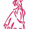 Outline Princess Machine Embroidery Designs - Image 4