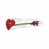 Hearts & Arrows Valentines 14 Machine Embroidery Designs - Image 3