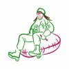 Outline Winter Sports 10 Machine Embroidery Designs - Image 8