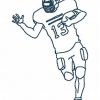 Bluework American Football 10 Machine Embroidery Designs - Image 5