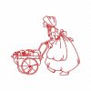 Thanksgiving Sunbonnets 10 Machine Embroidery Designs on CD multi-format - Image 4