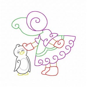 Winter Sunbonnets 10 Machine Embroidery Designs