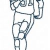 Bluework American Football 10 Machine Embroidery Designs - Image 6