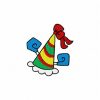 Happy Birthday Party 24 Machine Embroidery Designs - Image 3