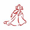 Outline Princess Machine Embroidery Designs - Image 7