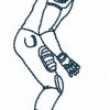 Bluework American Football 10 Machine Embroidery Designs - Image 7
