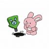 Bunnies at Play 10 Machine Embroidery Designs on multi-formatted CD - Image 7