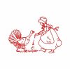 Thanksgiving Sunbonnets 10 Machine Embroidery Designs on CD multi-format - Image 6