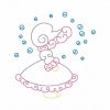 Winter Sunbonnets 10 Machine Embroidery Designs - Image 8