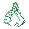 Outline Princess Machine Embroidery Designs - Image 8