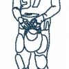 Bluework American Football 10 Machine Embroidery Designs - Image 8