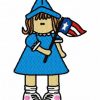 Old Glory and Me Patriotic Machine Embroidery Designs - Image 3