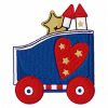 Patriotic Train 15 Machine Embroidery Designs - Image 8