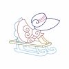 Winter Sunbonnets 10 Machine Embroidery Designs - Image 9