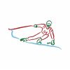 Outline Winter Sports 10 Machine Embroidery Designs - Image 4