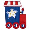 Patriotic Train 15 Machine Embroidery Designs - Image 9