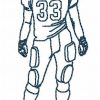 Bluework American Football 10 Machine Embroidery Designs - Image 10