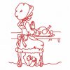 Thanksgiving Sunbonnets 10 Machine Embroidery Designs on CD multi-format - Image 9