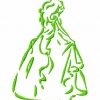 Outline Princess Machine Embroidery Designs - Image 2