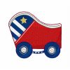 Patriotic Train 15 Machine Embroidery Designs - Image 13
