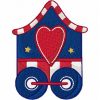 Patriotic Train 15 Machine Embroidery Designs - Image 16