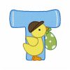 Baby Boy Alphabet Font 30 Machine Embroidery Designs - Image 22