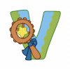 Baby Boy Alphabet Font 30 Machine Embroidery Designs - Image 24