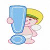 Baby Boy Alphabet Font 30 Machine Embroidery Designs - Image 30