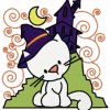 Curly Halloween Blocks 10 Embroidery Designs Quilt Blocks in  2 sizes - Image 3
