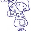 Bluework Girls 10 Machine Embroidery Designs - Image 5