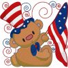 Patriotic Friends Blocks 10 Machine Embroidery Designs - Image 3