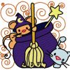 Curly Halloween Blocks 10 Embroidery Designs Quilt Blocks in  2 sizes - Image 5