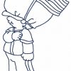 Patriotic Sunbonnets Outline 10 Machine Embroidery Designs - Image 4