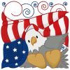 Patriotic Friends Blocks 10 Machine Embroidery Designs - Image 5