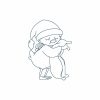 Bluework Sleeping Time Chicks Machine Embroidery Designs - Image 5