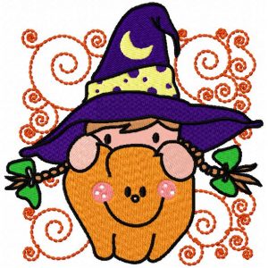 Curly Halloween Blocks 10 Embroidery Designs Quilt Blocks in  2 sizes