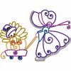 Curly Thanksgiving Sunbonnets 10 Embroidery Designs - Image 6