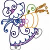 Curly Thanksgiving Sunbonnets 10 Embroidery Designs - Image 8