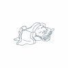 Bluework Sleeping Time Chicks Machine Embroidery Designs - Image 8