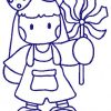 Bluework Girls 10 Machine Embroidery Designs - Image 2