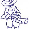 Bluework Thanksgiving Kids 10 Machine Embroidery Designs - Image 11