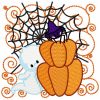 Curly Halloween Blocks 10 Embroidery Designs Quilt Blocks in  2 sizes - Image 2