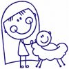Bluework Nativity Set Machine Embroidery Designs - Image 3