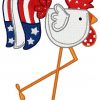 4th of July Patchy Roosters 10 Machine Embroidery Designs - Image 2
