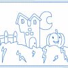 Bluework Halloween Borders 10 Machine Embroidery Designs in 3 sizes for 30 files - Image 3